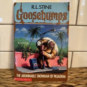 The Abominable Snowman of Pasadena Goosebumps #38 R.L. Stine 2nd Printing